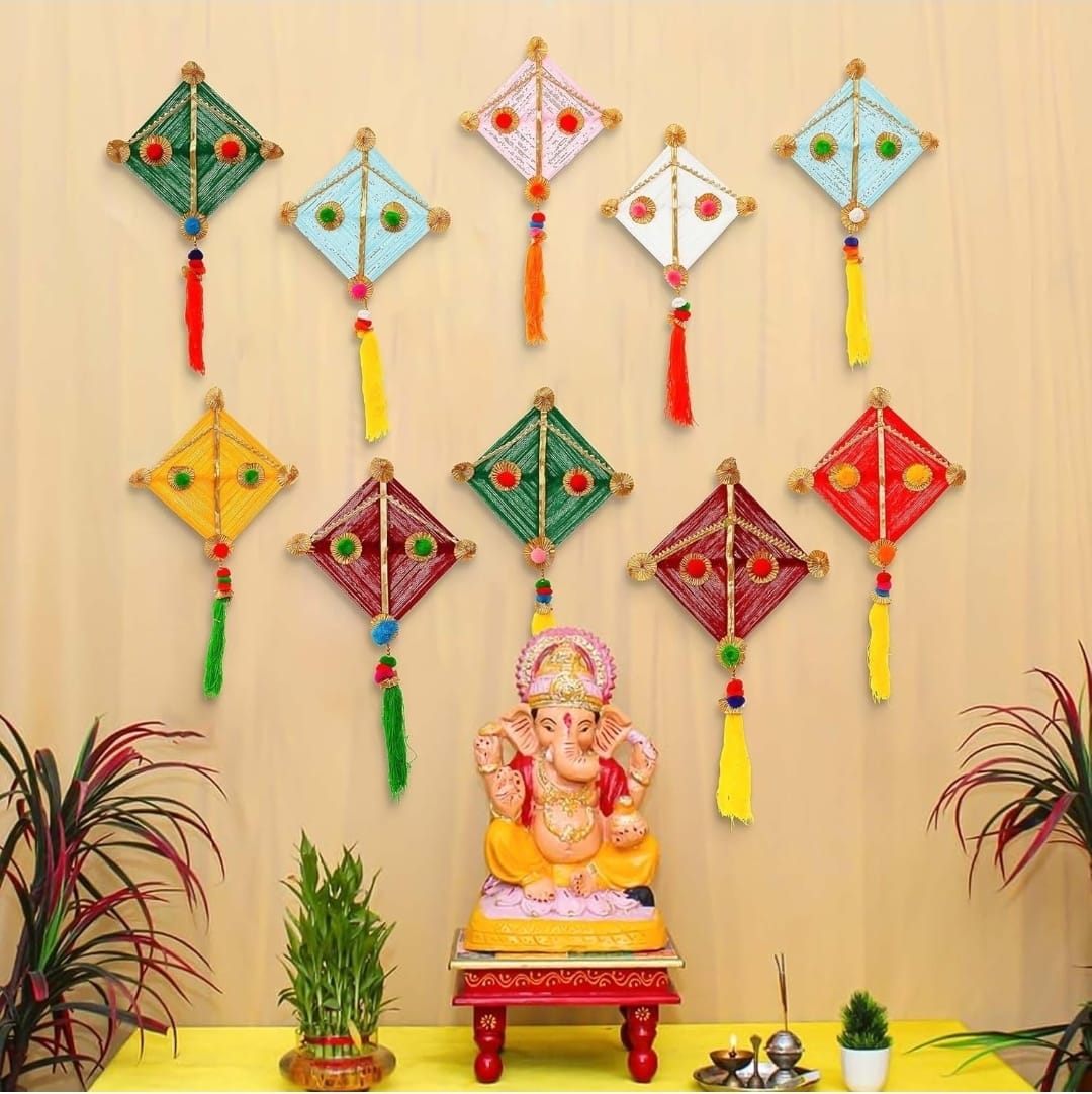 Handmade Multicolor Traditional Wall Hanging Set