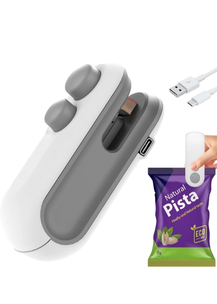 USB Rechargeable Mini Heat Sealer for Food Packets